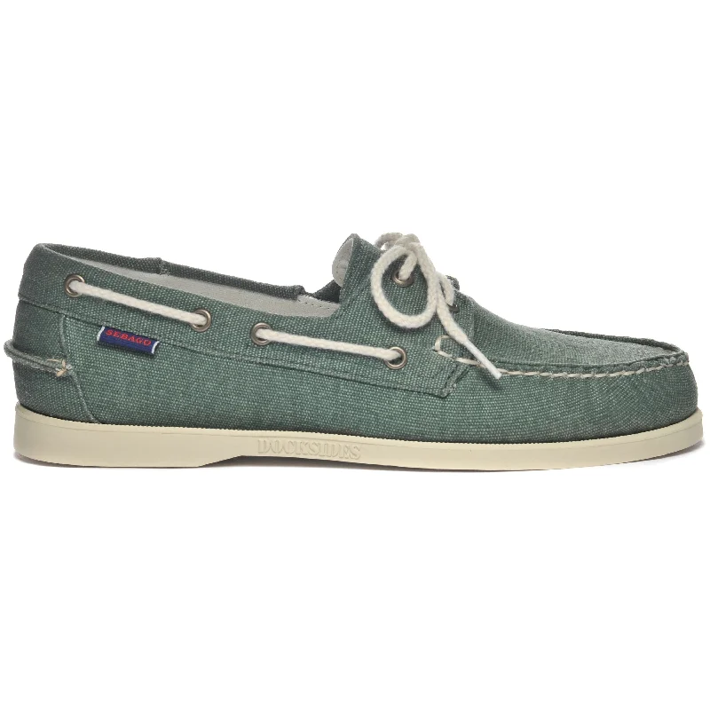 Comfortable Slippers Online Portland Washed Canvas - Green Military