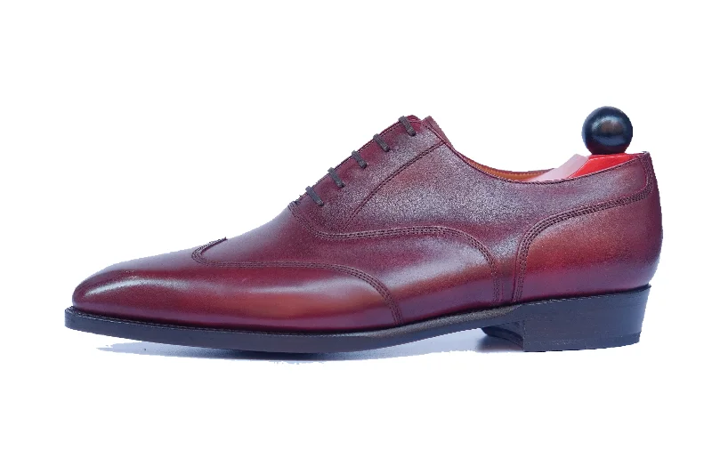 Fashionable Work Boots Pullman - MTO - Burgundy Calf - LPB Last - Single Leather Sole Fashionable Work Boots Pullman - MTO - Burgundy Calf - LPB Last - Single Leather Sole
