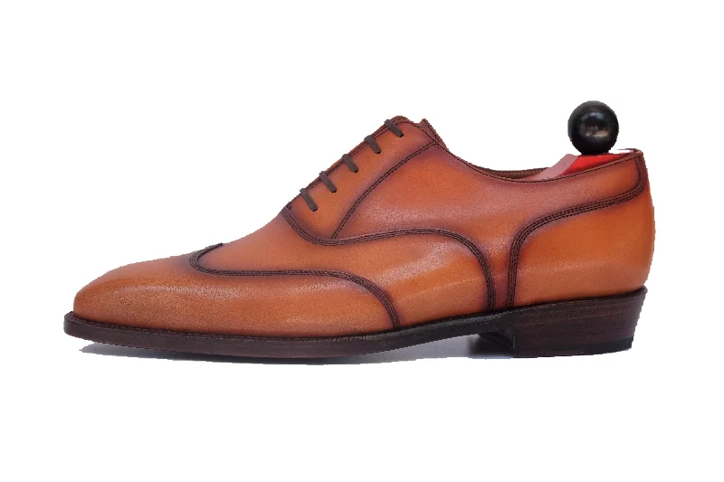 Cozy Casual Shoes Pullman - MTO - Burnished Golden Tan Calf - LPB Last - Single Leather Sole Cozy Casual Shoes Pullman - MTO - Burnished Golden Tan Calf - LPB Last - Single Leather Sole