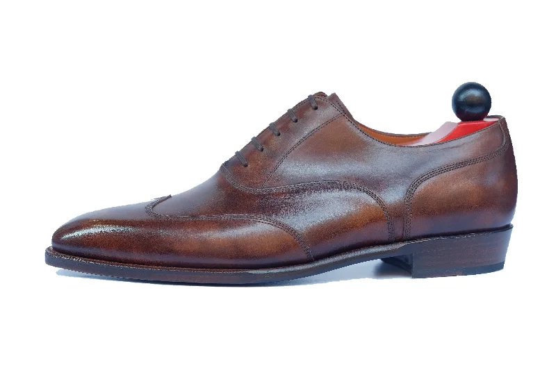 Comfortable Snow Sneakers Pullman - MTO - Copper Museum Calf - LPB Last - Single Leather Sole Comfortable Snow Sneakers Pullman - MTO - Copper Museum Calf - LPB Last - Single Leather Sole
