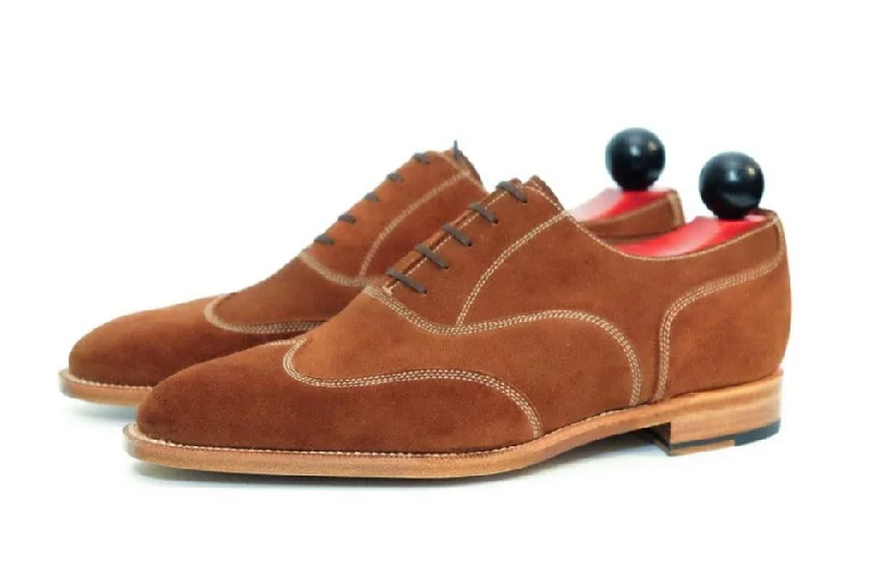 Outdoor Athletic Shoes Pullman - MTO - Snuff Suede - LPB Last - Single Leather Sole Outdoor Athletic Shoes Pullman - MTO - Snuff Suede - LPB Last - Single Leather Sole