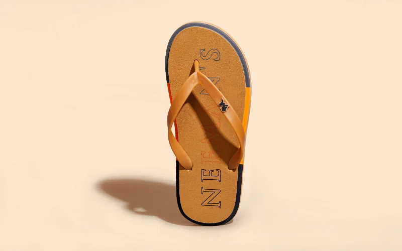 Comfortable Flip Flops For Hiking Recreation Flips : Tan