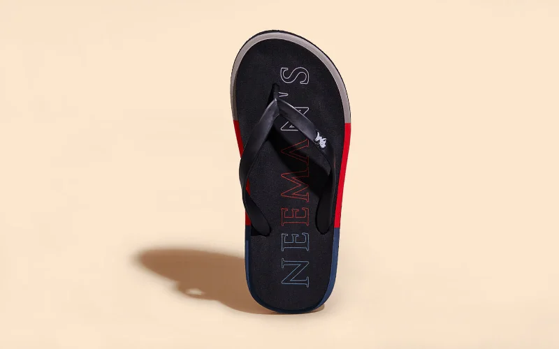 Comfortable Outdoor Sneakers Recreation Flips : Black