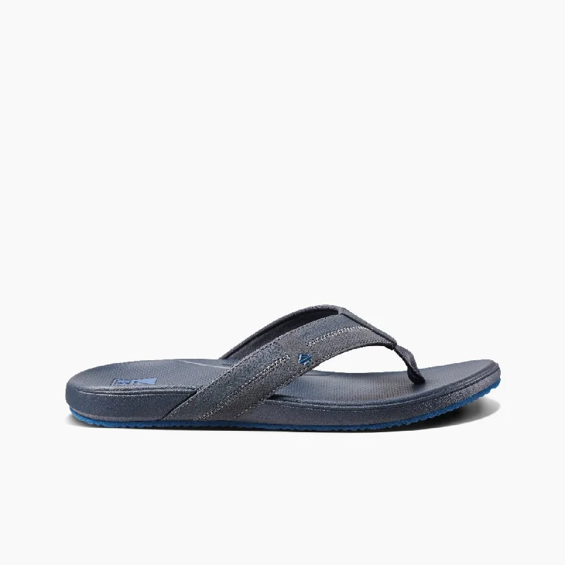 Trendy Flip Flops For Sale Reef Men's Cushion Phantom 2.0 - Grey/Blue