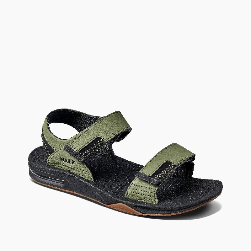 Trendy Platform Sneakers Reef Men's Fanning Baja - Olive/Gum