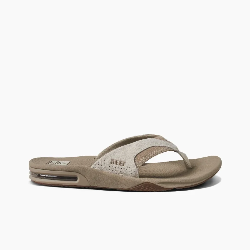 Casual Winter Shoes Reef Men's Fanning - Tan Suede