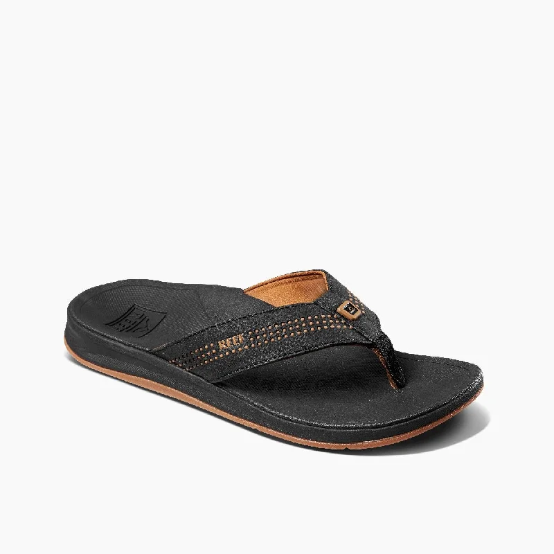 Fashionable Moccasins Reef Men's Ortho-Seas - Black