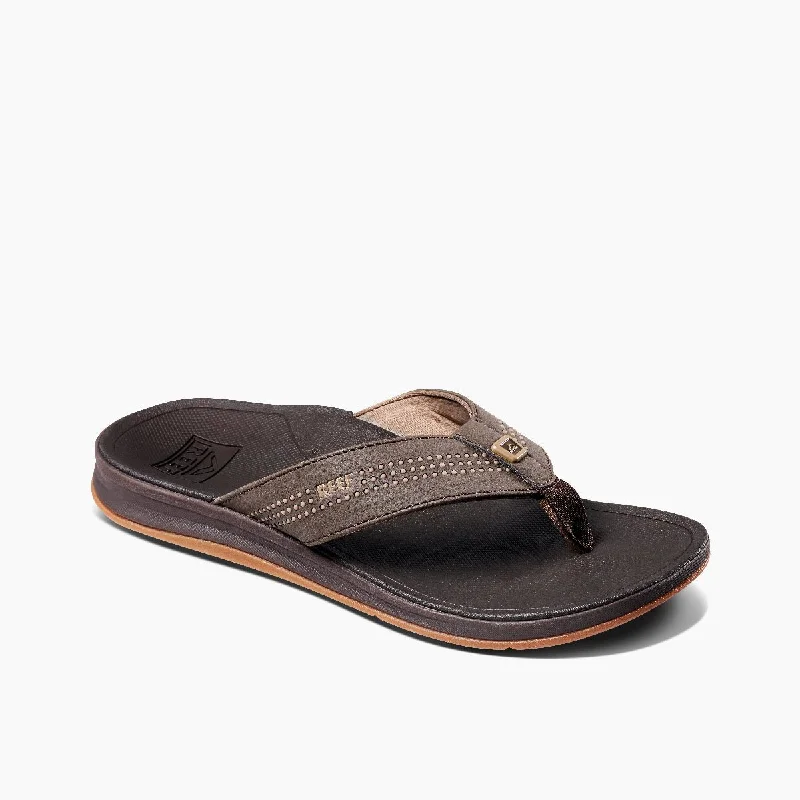 Comfortable Sandals For Summer Reef Men's Ortho-Seas - Brown