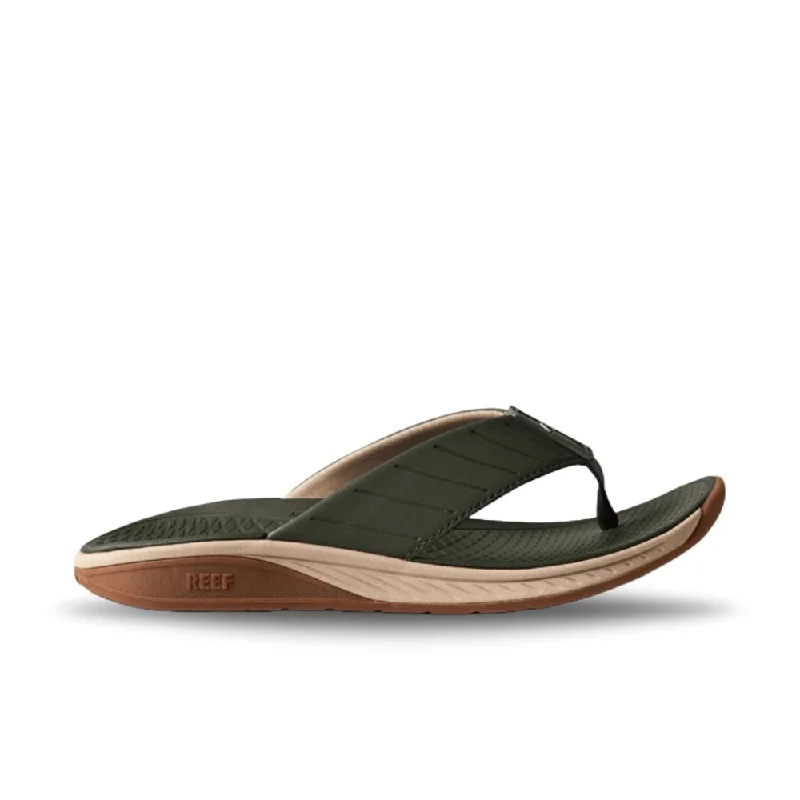 Running Footwear Sale Reef Men's The Deckhand - Olive/Gum