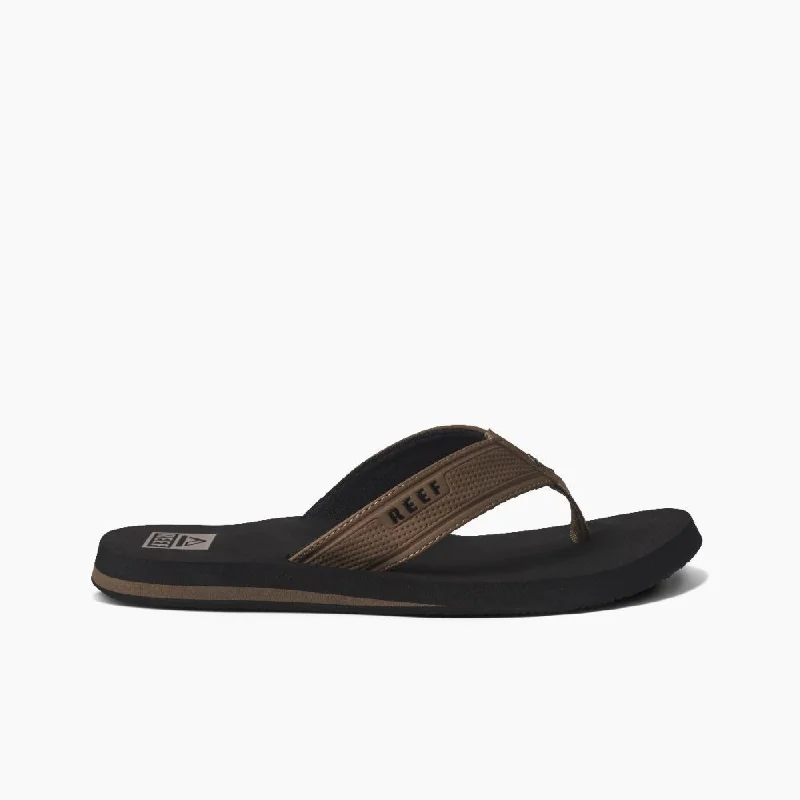 Casual Hiking Sandals Reef Men's The Layback - Black/Tan