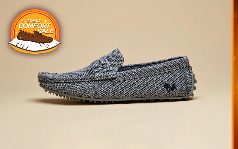 Comfortable Boots For Hiking Online ReLive Knit Loafers : Steel Grey