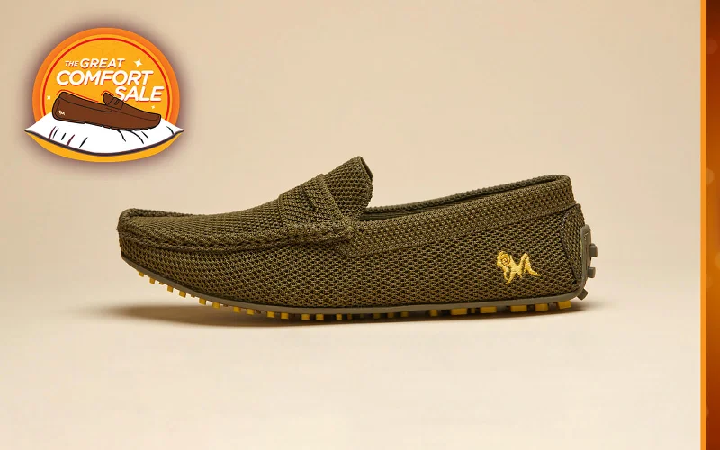 Sporty Walking Boots ReLive Knit Loafers : Very Olive
