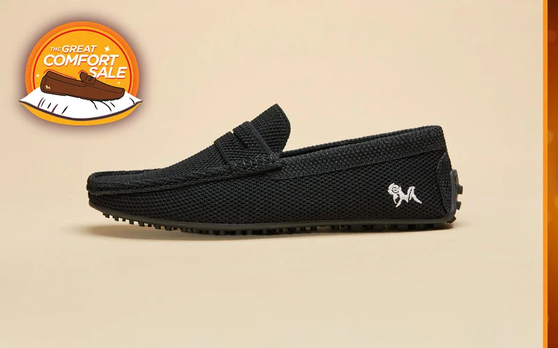 Designer Winter Footwear ReLive Knit Loafers : Jet Black