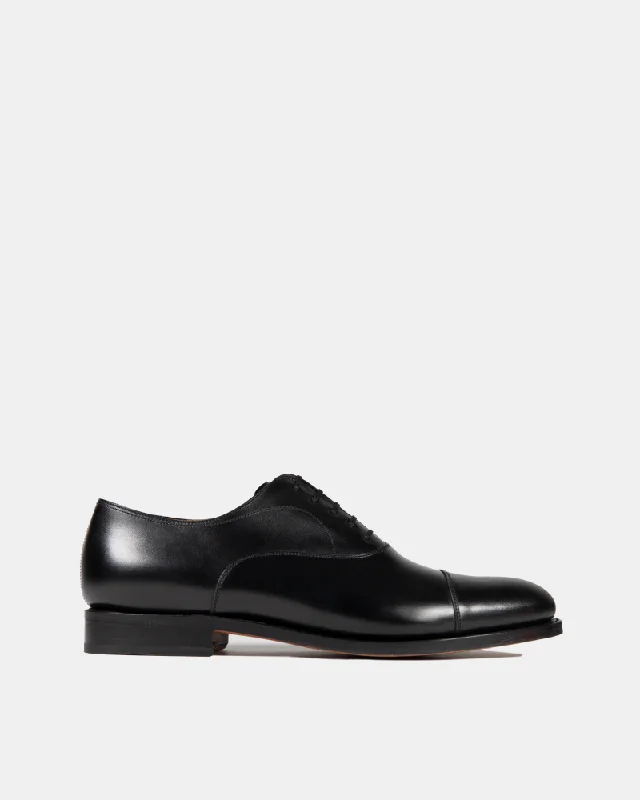 Trendy Hiking Boots Sale Black Oxford Dress Shoe with Leather Soles