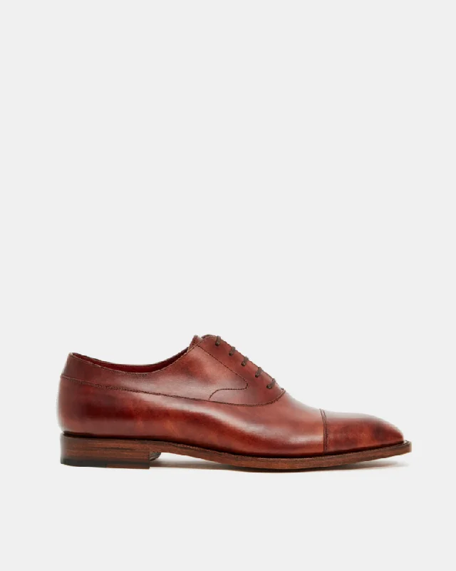 Trendy Running Footwear For Sale Museum Cognac Balmoral Oxford Shoe