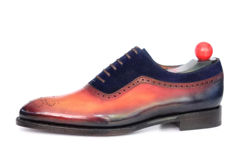 Comfortable Heeled Shoes Patina Sunset - MTO - Roosevelt