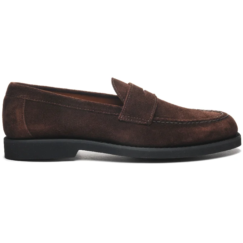 Sporty High Heels Ryan Suede Polaris - Dark Brown