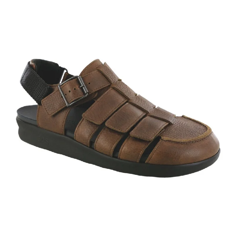 Light Running Shoes SAS Men's Endeavor Fisherman Sandal - Brown