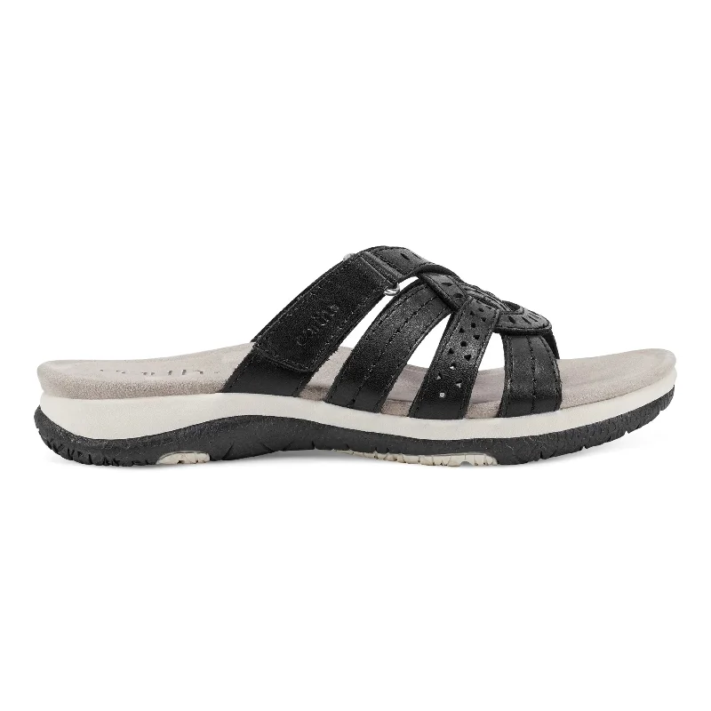 Casual Sports Footwear Sassoni Strappy Casual Slip-On Flat Sandals