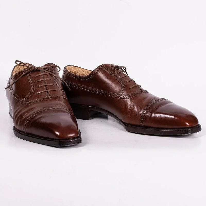 Running Shoes For Outdoor Balmoral Oxford - Brown Calf (Pre-Owned)