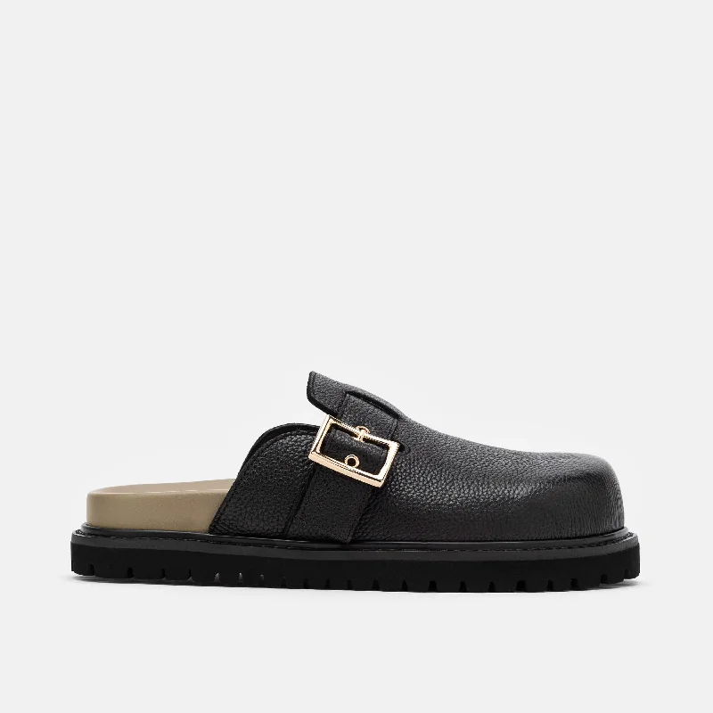 Casual Hiking Sneakers Shiloh Black Loafer Mules