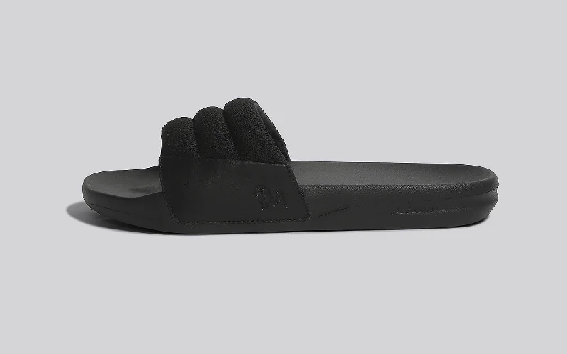Trendy Casual Sandals Squooshy Slides for Men : Black