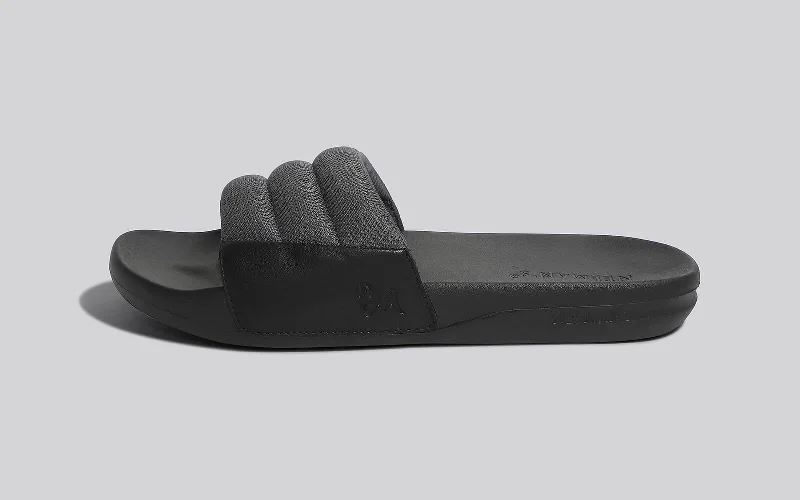 Durable Sports Sneakers Squooshy Slides for Men : Grey-Black