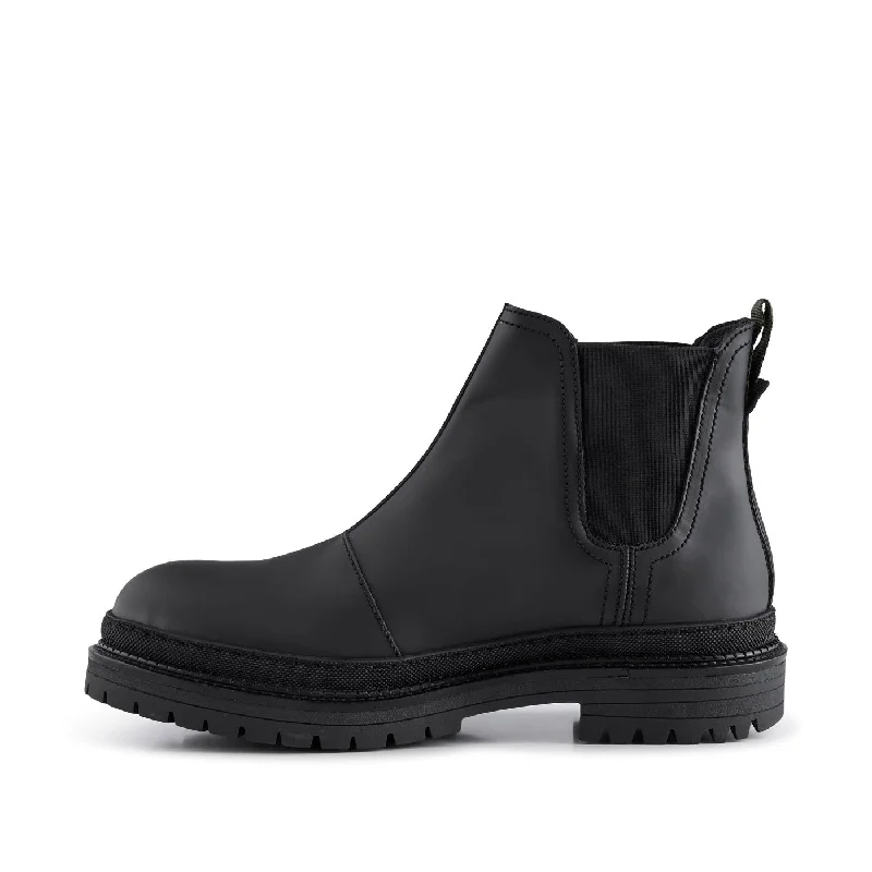 Luxury Hiking Shoes Arvid chelsea boot leather - BLACK