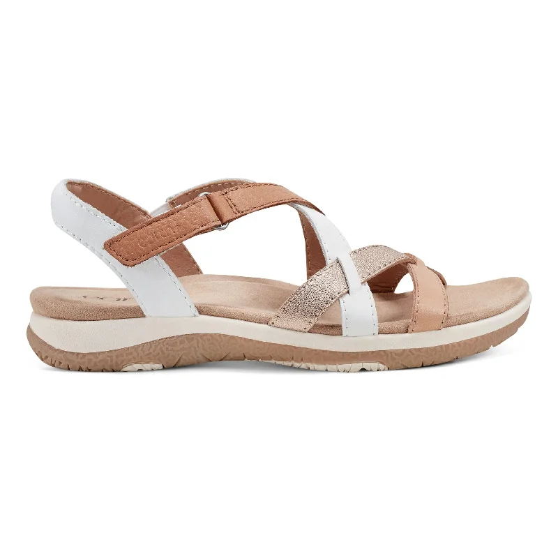 Trendy Hiking Sandals Sale Online Sterling Casual Strappy Round Toe Flat Sandals