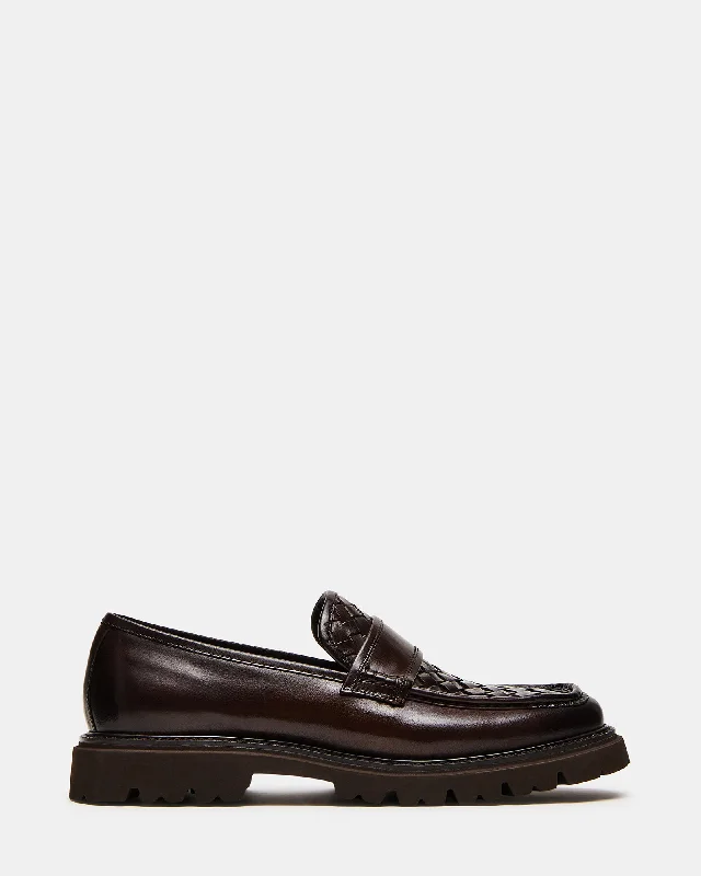 Outdoor Running Shoes STRAND BROWN LEATHER