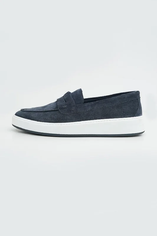 Comfortable Formal Footwear SUEDE PENNY LOAFERS