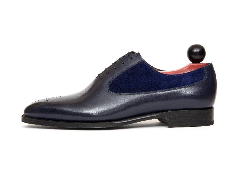 Running Sneakers For Sale Tacoma - MTO - Sea Blue Calf / Vivid Suede - LPB Last - Single Leather Sole Running Sneakers For Sale Tacoma - MTO - Sea Blue Calf / Vivid Suede - LPB Last - Single Leather Sole