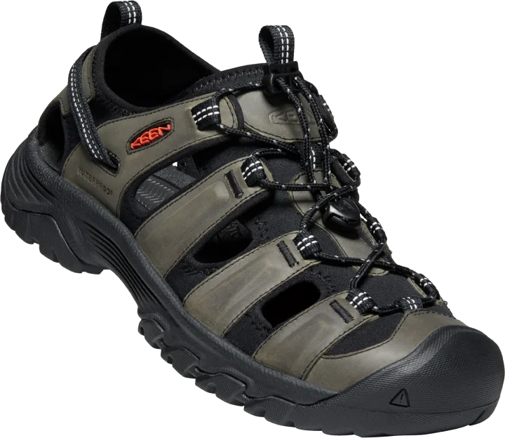 Trendy Formal Boots Keen Targhee III Sandal Grey Black Men's