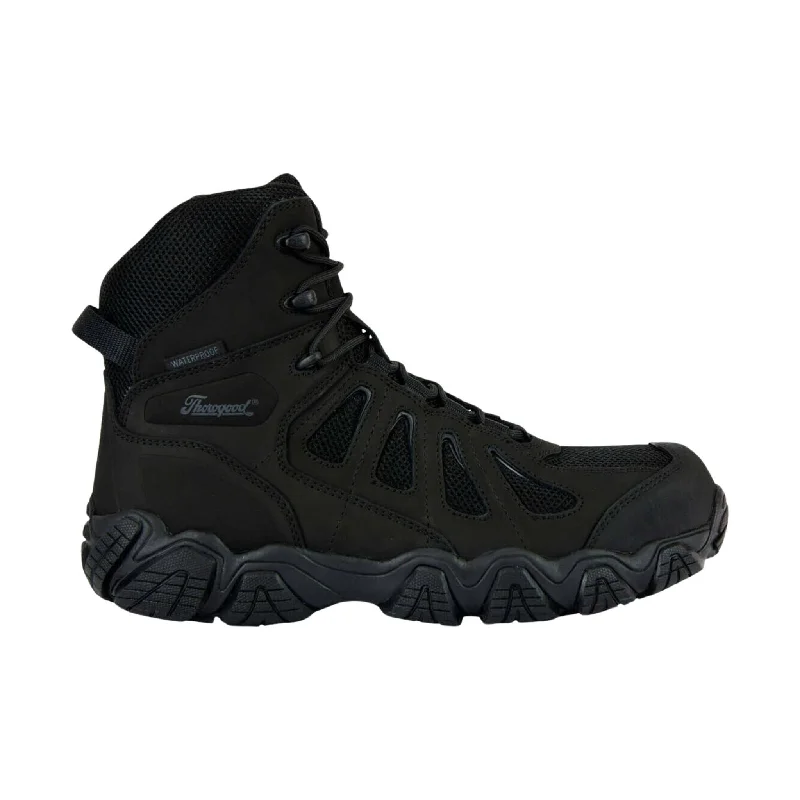 Trendy Hiking Sandals Sale Thorogood Men's Crosstrex Series Side Zip Waterproof 6 Inch Composite Toe Work Boot - Black