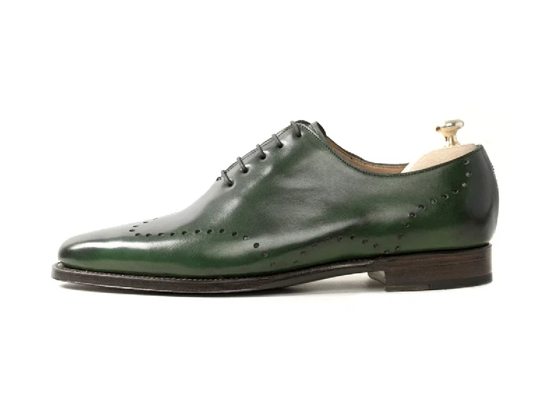 Comfortable Work Sandals Tony - MTO - Forest Green Calf - JKF Last - Single Leather Sole Comfortable Work Sandals Tony - MTO - Forest Green Calf - JKF Last - Single Leather Sole