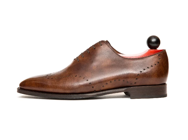 Designer Sports Shoes Tony - MTO - Copper Museum Calf - LPB Last - Single Leather Sole Designer Sports Shoes Tony - MTO - Copper Museum Calf - LPB Last - Single Leather Sole