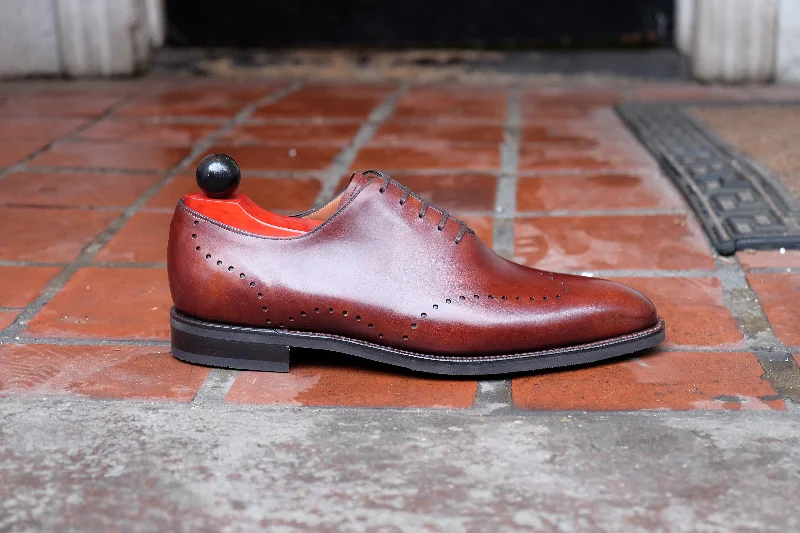 Designer Flats For Sale Tony - MTO - Gold Museum Calf - LPB Last - City Rubber Sole Designer Flats For Sale Tony - MTO - Gold Museum Calf - LPB Last - City Rubber Sole
