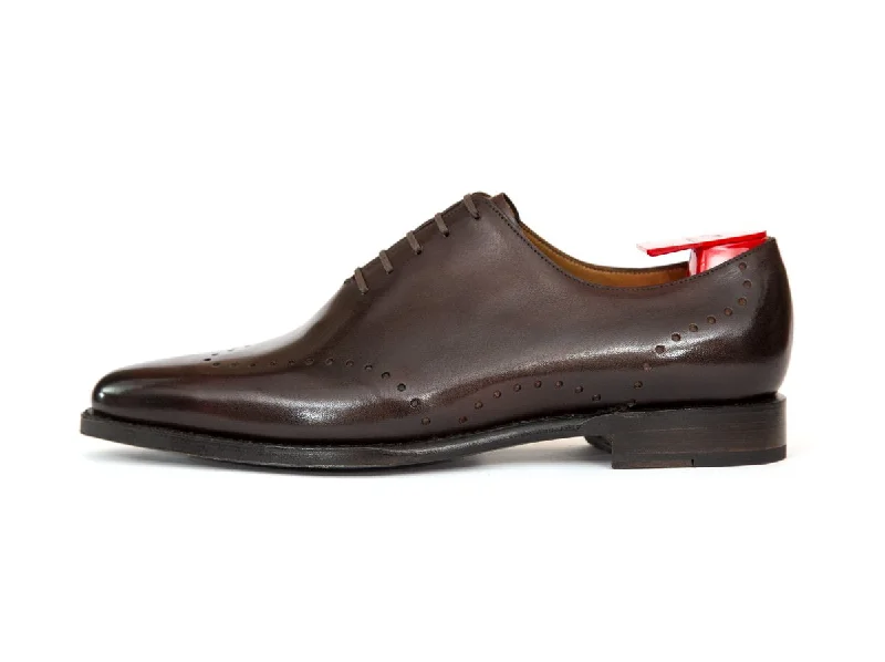 Trendy Sneakers For Work Tony - MTO - Shaded Dark Brown Calf- JKF Last - Single Leather Sole Trendy Sneakers For Work Tony - MTO - Shaded Dark Brown Calf- JKF Last - Single Leather Sole