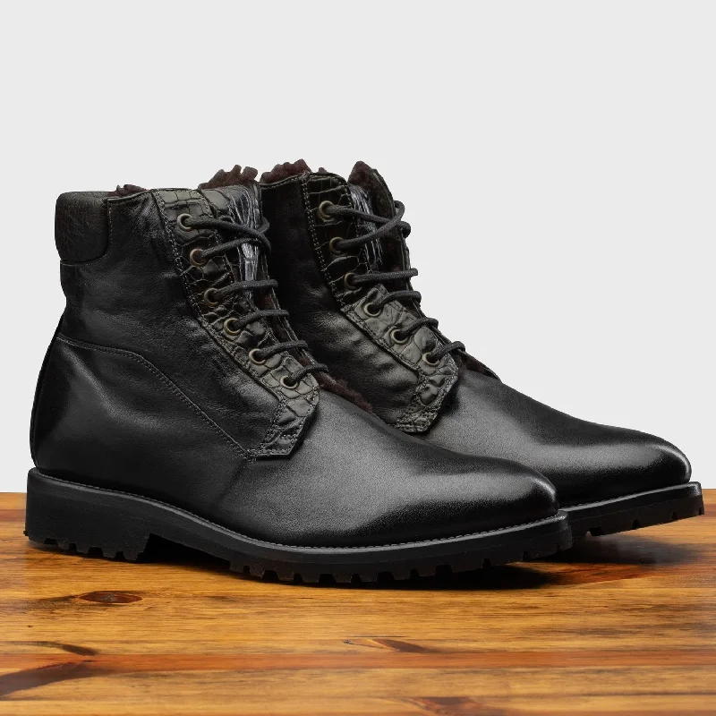 Sporty Casual Boots Calzoleria Toscana Shearling Boot # 3236