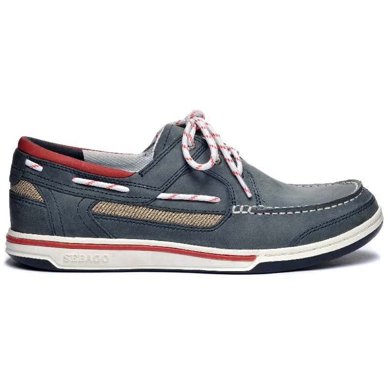 Chunky Sneakers Trend Triton Three Eyelets Nubuck - Navy Blue
