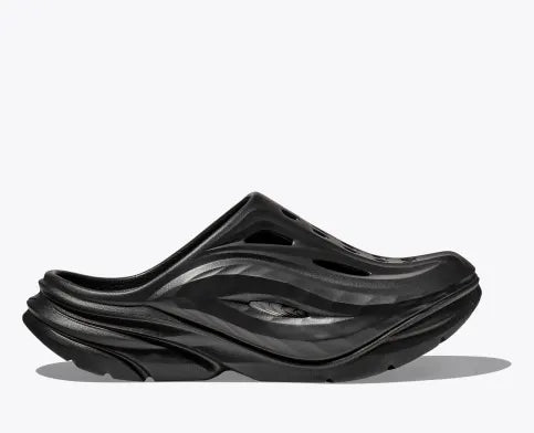 Comfortable Winter Sandals Hoka Ora Recovery Mule Black Black Unisex
