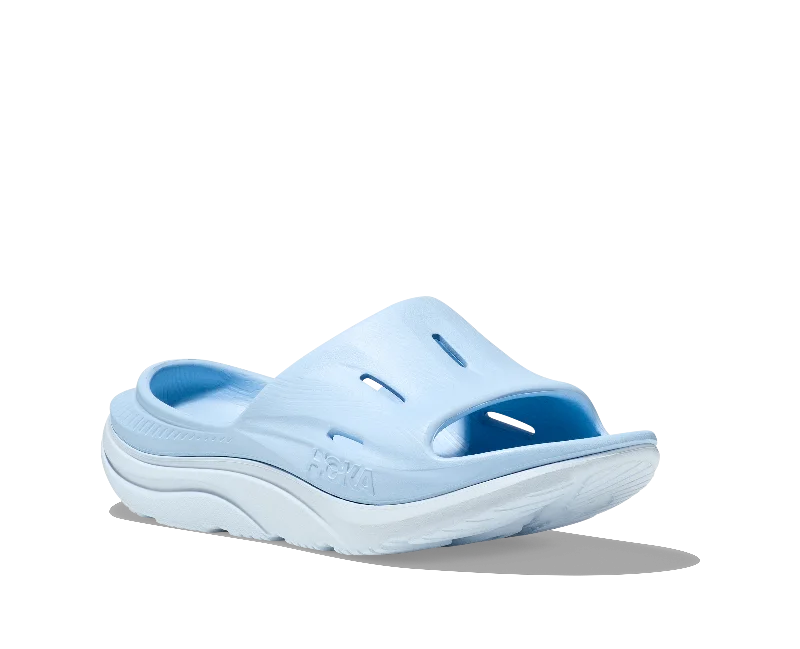 Chunky Sneakers Trend Hoka All Gender/Unisex Ora Recovery Slide 3 Color: Ice Water/Airy Blue Chunky Sneakers Trend Hoka All Gender/Unisex Ora Recovery Slide 3 Color: Ice Water/Airy Blue