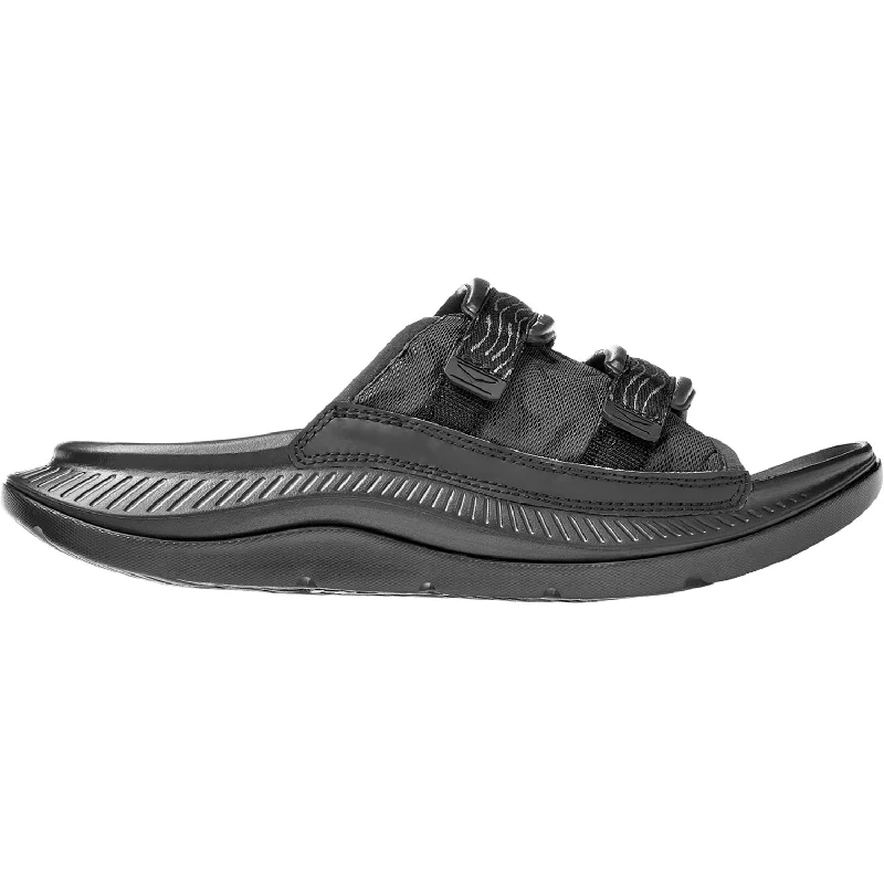 Best Sneakers For Work Unisex Hoka Ora Luxe Black/Black Ariaprene