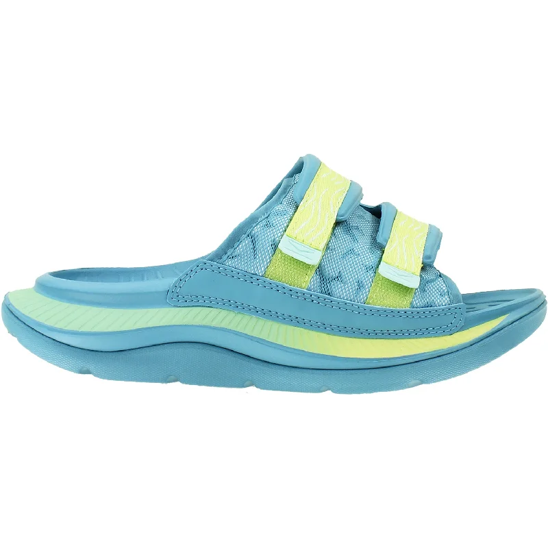 Best Casual Footwear Unisex Hoka Ora Luxe Ocean Mist/Citrus Glow EVA