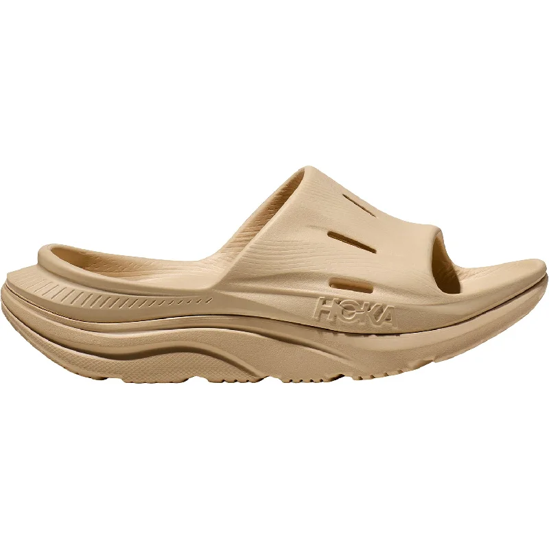 Comfortable Running Shoes For Sale Unisex Hoka Ora Recovery Slide 3 Shifting Sand EVA Comfortable Running Shoes For Sale Unisex Hoka Ora Recovery Slide 3 Shifting Sand EVA