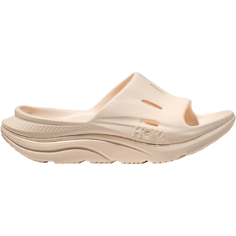 Casual Work Sneakers Unisex Hoka Ora Recovery Slide 3 Vanilla/Vanilla EVA