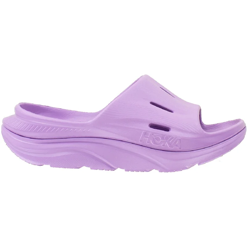 High Fashion Sneakers Online Unisex Hoka Ora Recovery Slide 3 Violet Bloom/Violet EVA High Fashion Sneakers Online Unisex Hoka Ora Recovery Slide 3 Violet Bloom/Violet EVA
