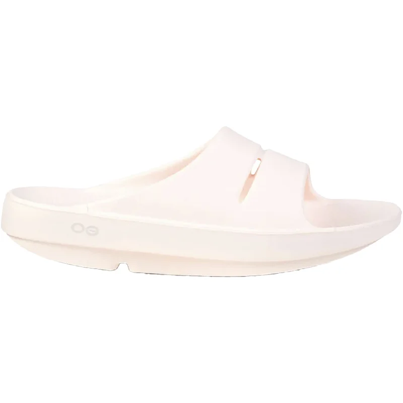 Trendy Hiking Boots Sale Unisex OOFOS OOahh Blush Synthetic