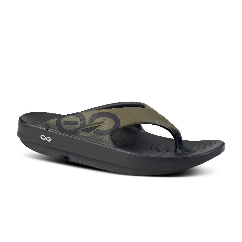 Comfortable Summer Shoes For Sale Unisex Oofos Ooriginal Sport Thong Color: Tactical Green Comfortable Summer Shoes For Sale Unisex Oofos Ooriginal Sport Thong Color: Tactical Green