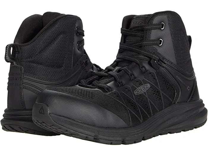 Comfortable Summer Shoes For Sale Keen Utility Vista Energy Mid Black Raven Men's Safety Toe